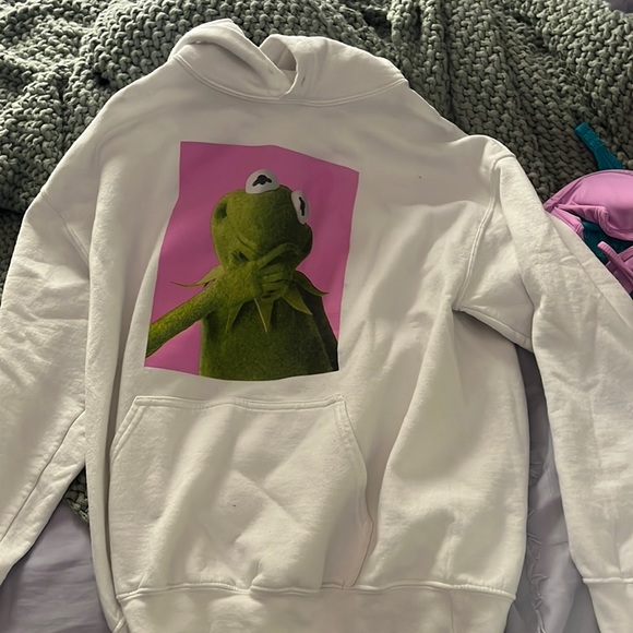 Tops - kermit the frog hoodie. in great condition and no rips, or stains.